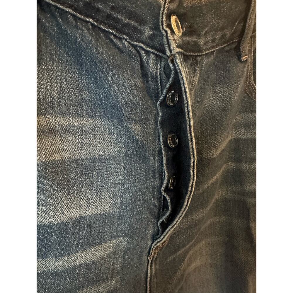 American Eagle Hi-Rise Girlfriend Jeans Five Button Closure Size 16 - Picture 3 of 10